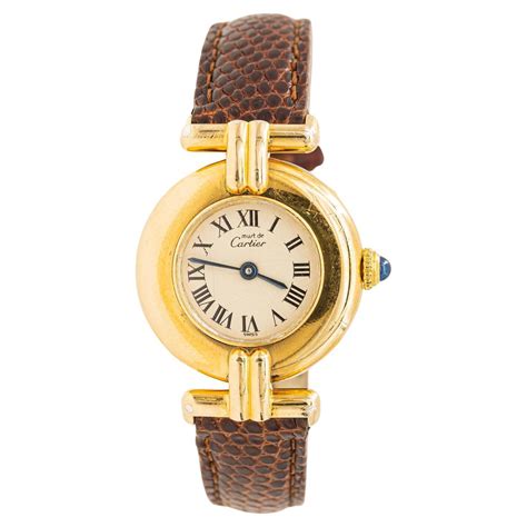 orologio cartier paris vermeil argento placcato oro prezzo|Orologi Cartier in Vermeil Dorato .